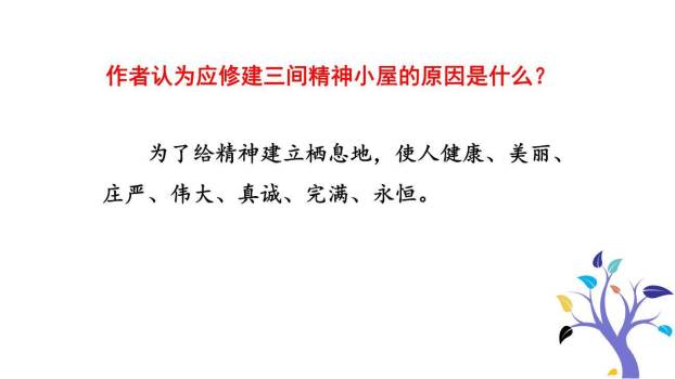 精神的三间小屋PPT课件85