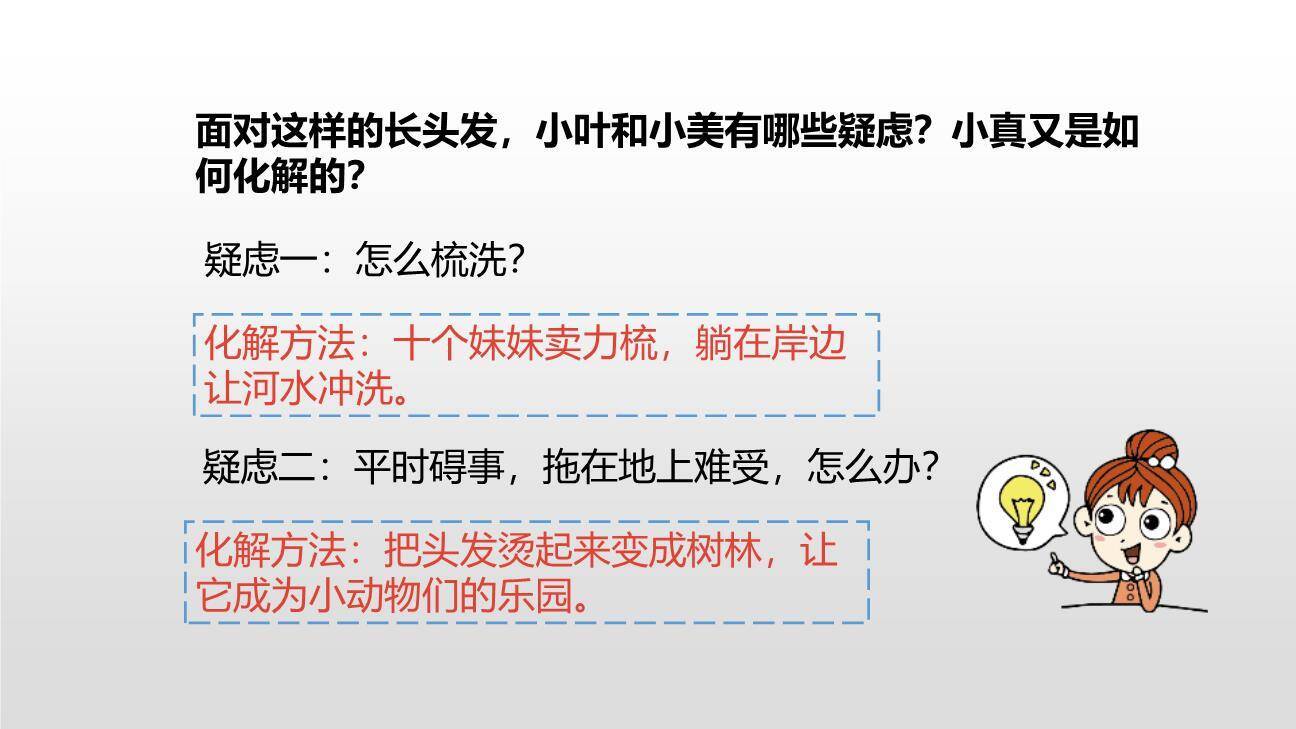 小真的长头发PPT课件44