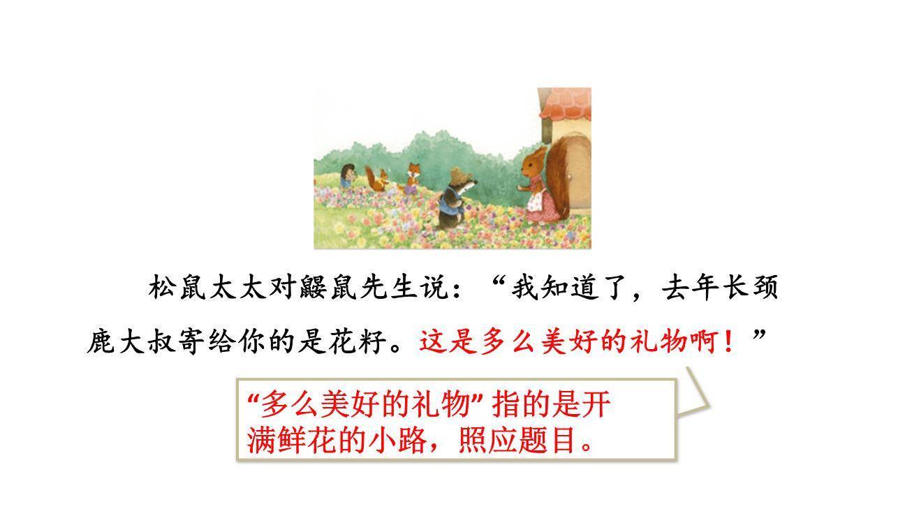 开满鲜花的小路PPT课件75