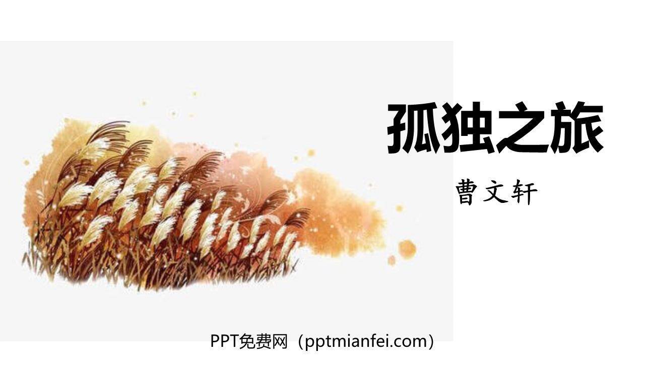 孤独之旅PPT课件60