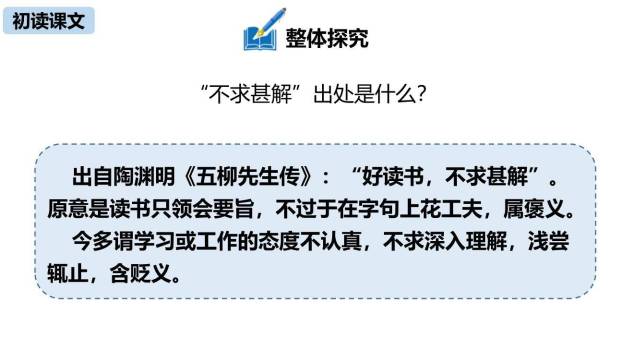 不求甚解PPT课件55