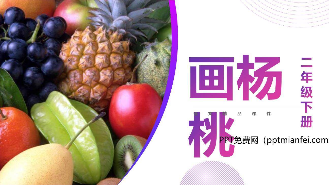 画杨桃PPT课件20