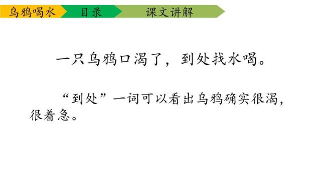 乌鸦喝水PPT课件36