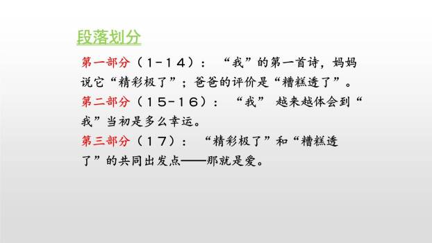 精彩极了和糟糕透了PPT课件45
