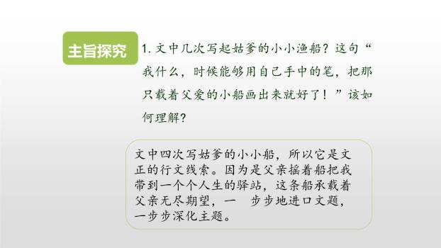 父爱之舟PPT课件35