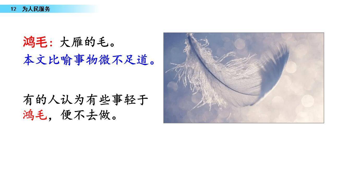 为人民服务PPT课件72