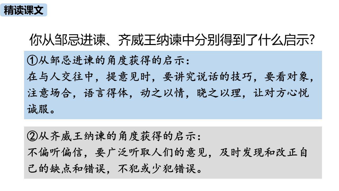 邹忌讽齐王纳谏PPT课件54