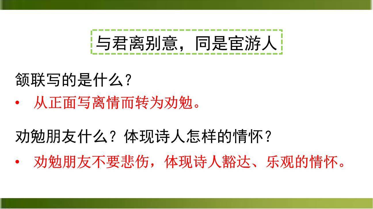送杜少府之任蜀州PPT课件11