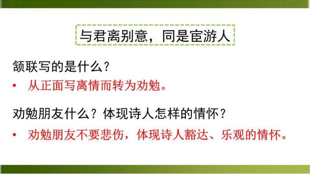 送杜少府之任蜀州PPT课件11