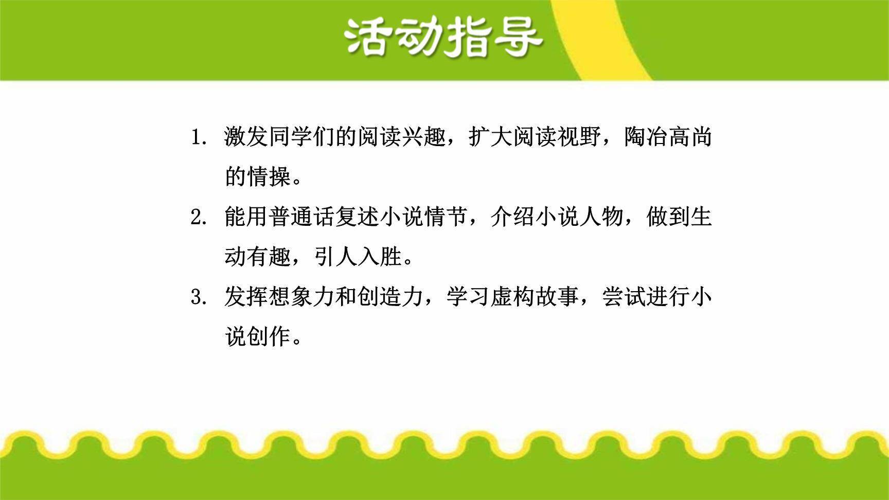 走进小说天地PPT课件26