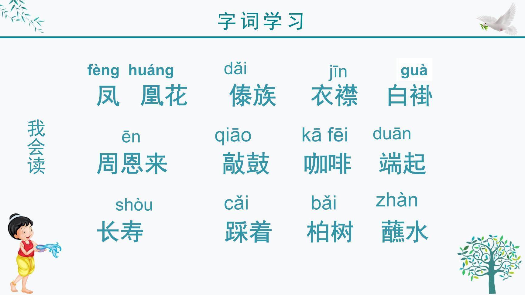 难忘的泼水节PPT课件12