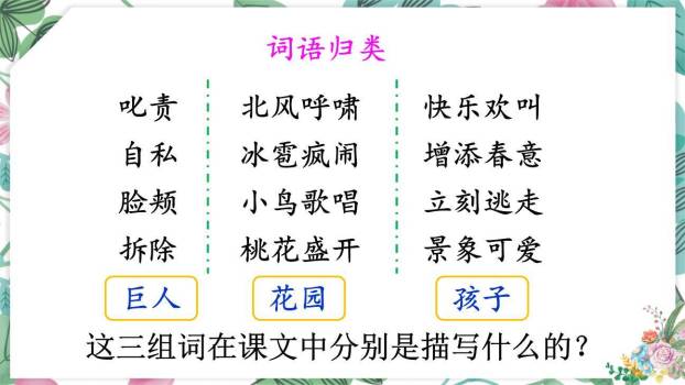 巨人的花园PPT课件72