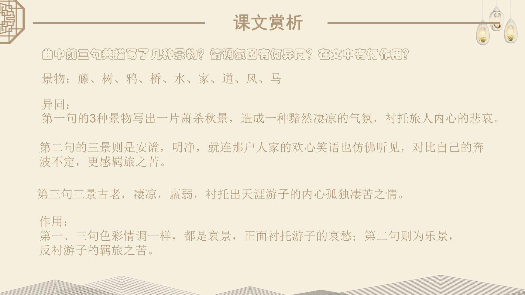 天净沙秋思PPT课件5