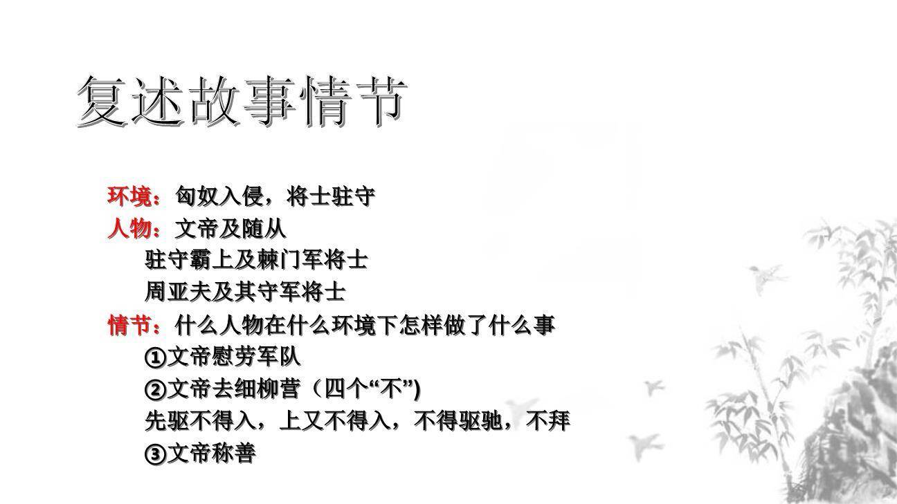 周亚夫军细柳PPT课件24