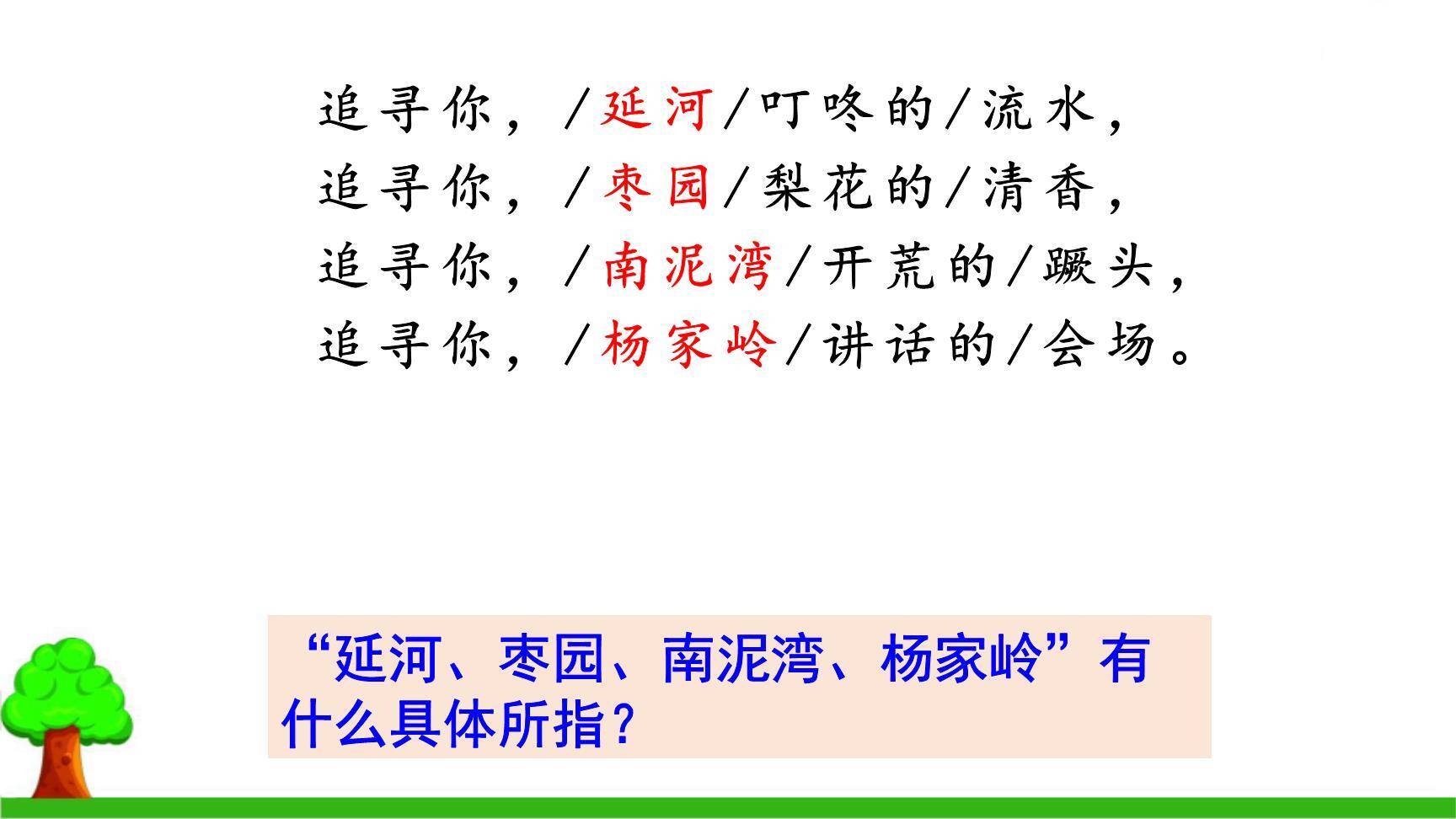 延安我把你追寻PPT课件86