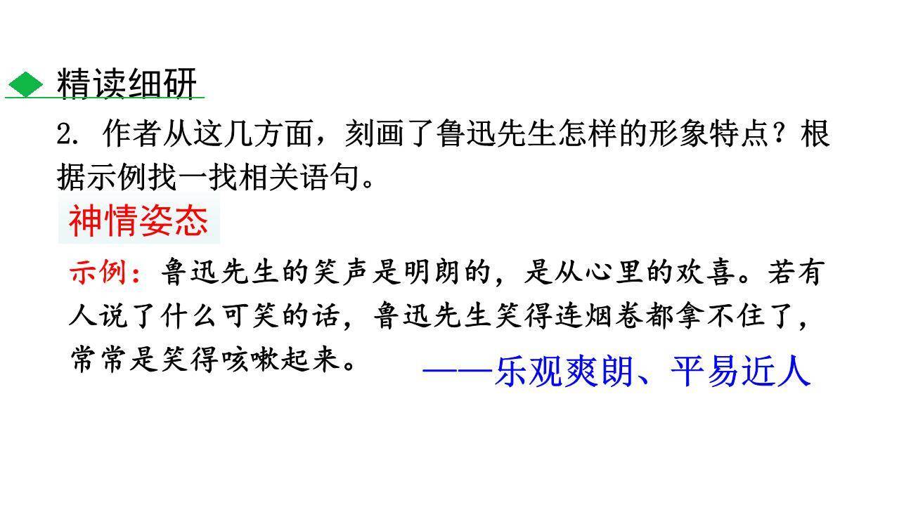 回忆鲁迅先生PPT课件77