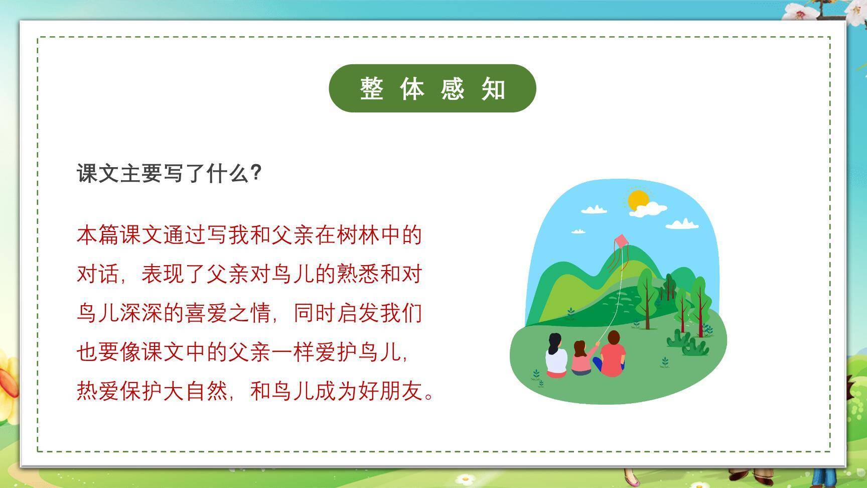 父亲树林和鸟PPT课件11