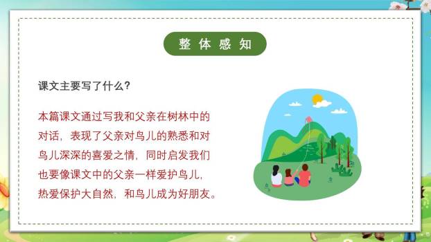父亲树林和鸟PPT课件11
