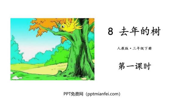 去年的树PPT课件20