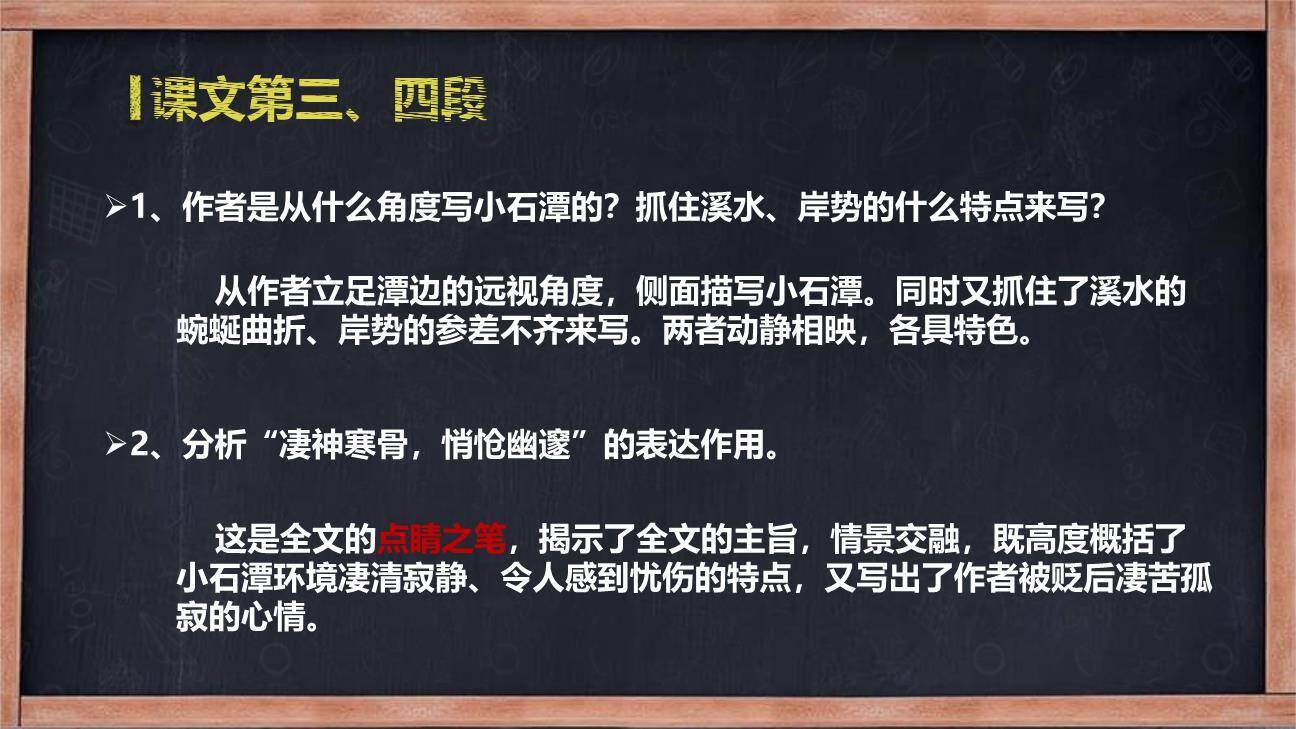小石潭记PPT课件76