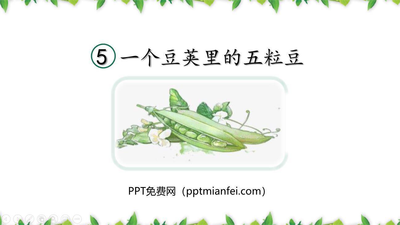 一个豆荚里的五粒豆PPT课件70