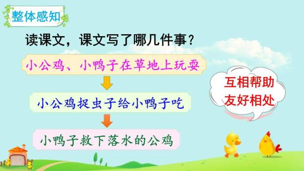 小公鸡和小鸭子PPT课件82