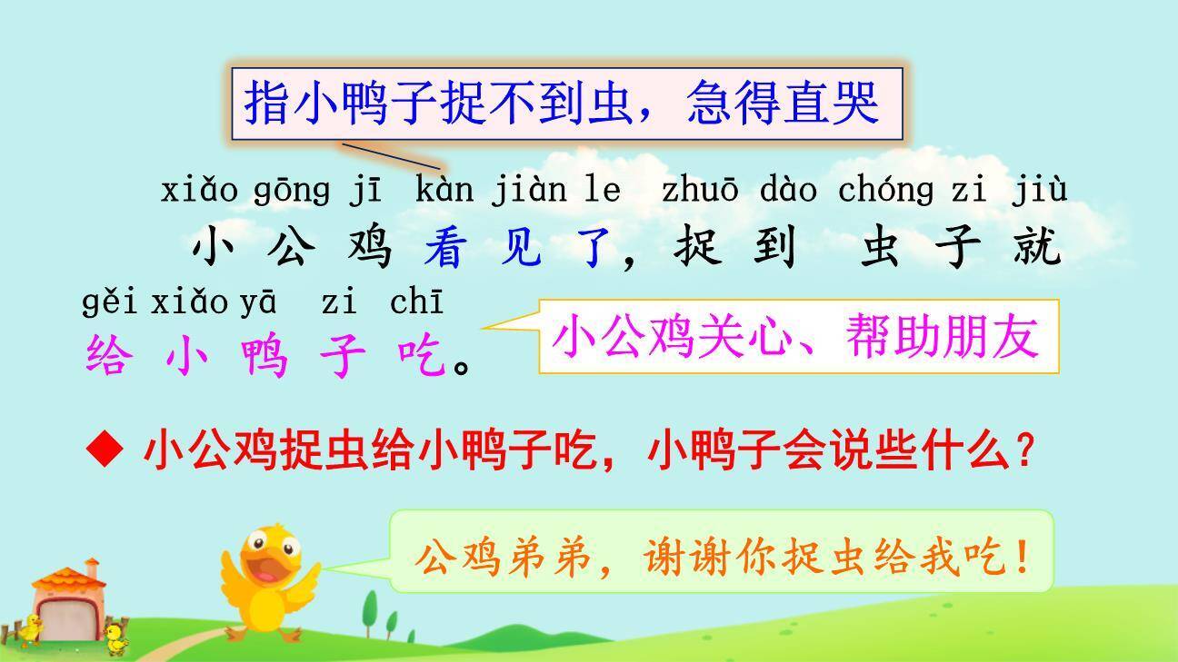 小公鸡和小鸭子PPT课件87