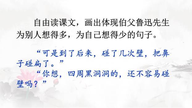 我的伯父鲁迅先生PPT课件21