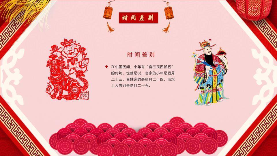 菱形边框书法字小年主题班会PPT8