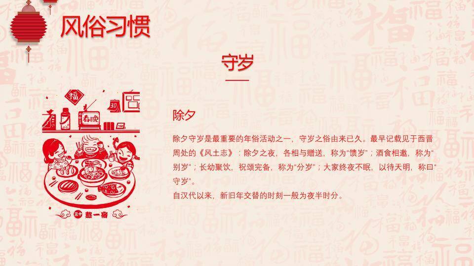 传统窗格纹春节文化科普教学PPT8