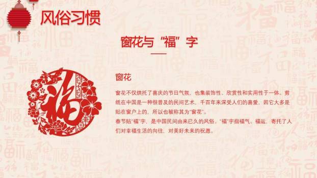传统窗格纹春节文化科普教学PPT7