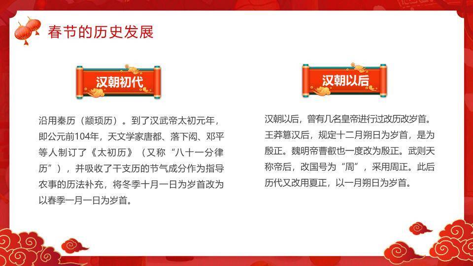 立体大字门楼雪景春节通用PPT2