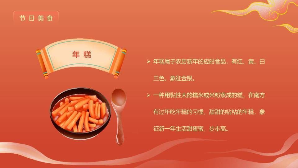 狮舞恭喜发财龙年春节祝福PPT8