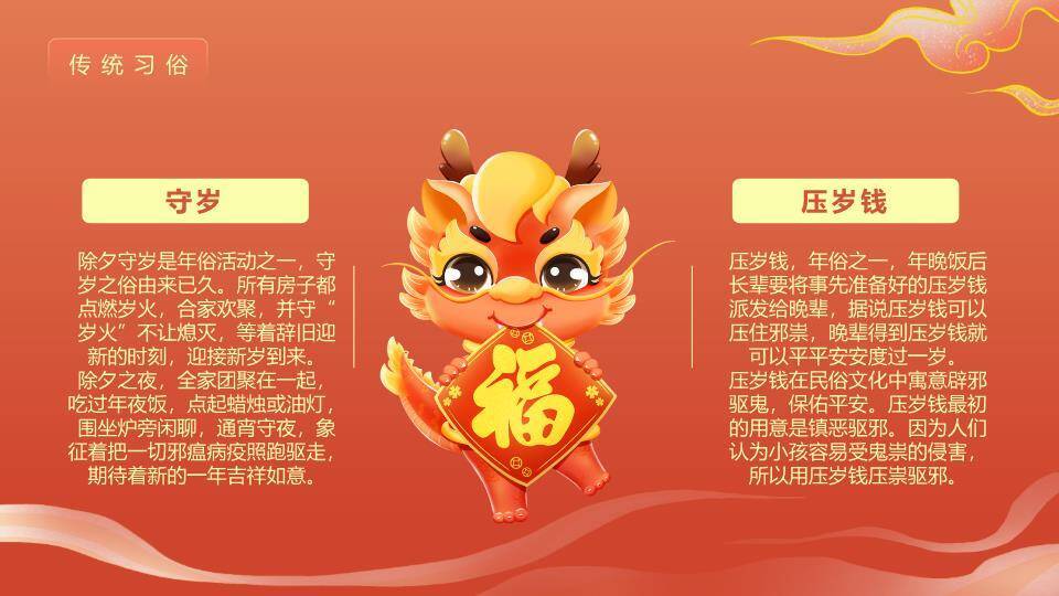 狮舞恭喜发财龙年春节祝福PPT1