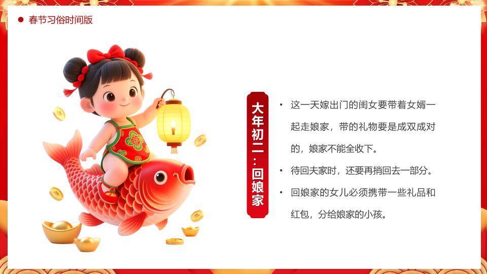 金剪纸马马年春节习俗介绍PPT6