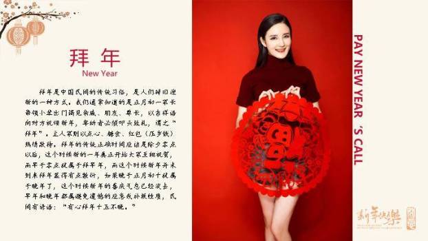 拼贴设计欢乐中国年介绍PPT3