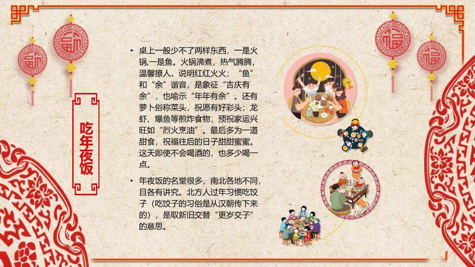 书法福灯猪年春节传统文化PPT6