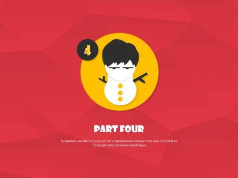 JI-00010扁平化喜庆圣诞节PPT模板7