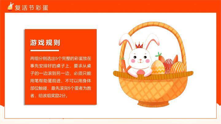 JI-00011缤纷彩蛋复活节PPT模板3