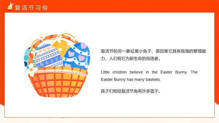 JI-00011缤纷彩蛋复活节PPT模板5