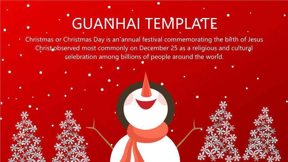 JI-00016超精美收费级圣诞节PPT模板2