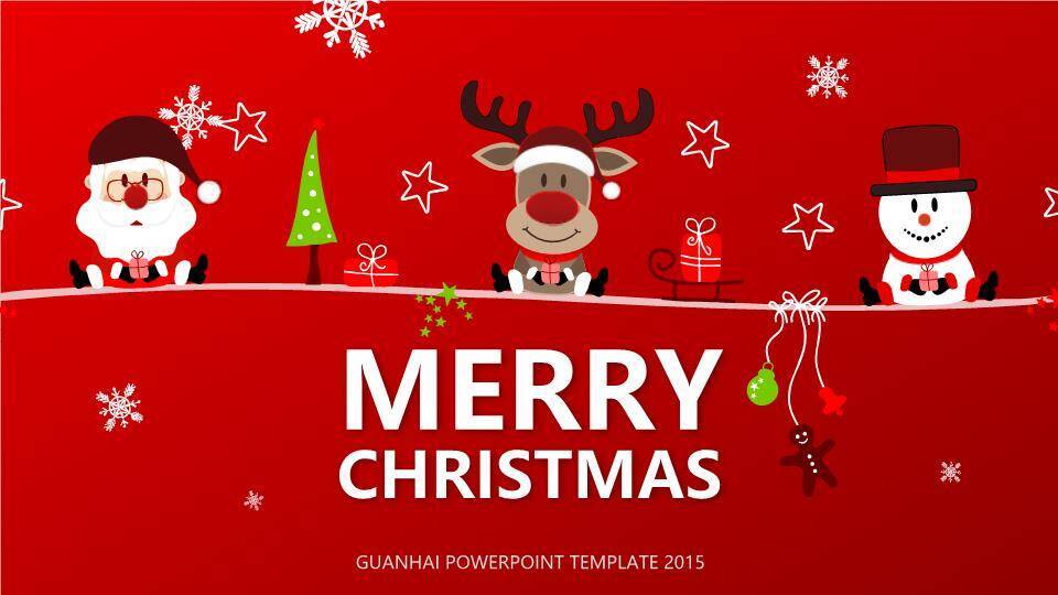 JI-00016超精美收费级圣诞节PPT模板5