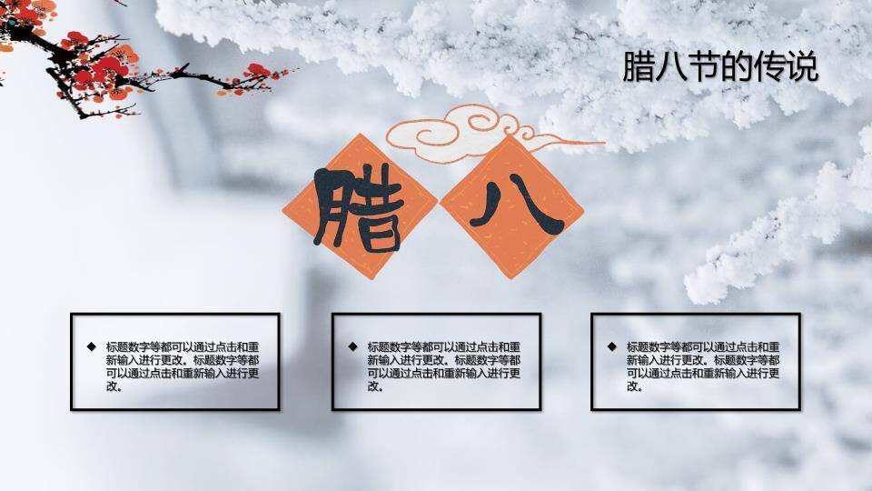 JI-00020传统节日腊八节介绍PPT模板4