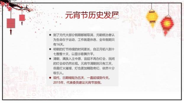 JI-00022传统节日元宵节介绍PPT模板4