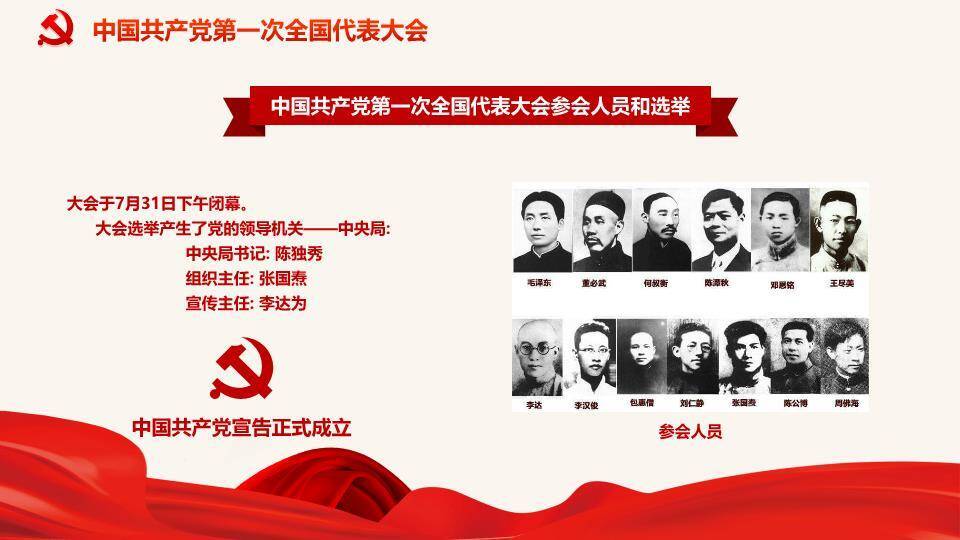 JI-00039党史学习庆祝建党节PPT模板9