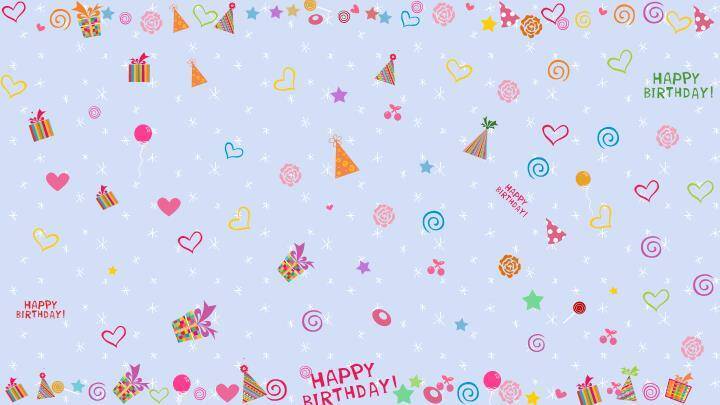 JI-00044动态卡通庆祝生日PPT模板1