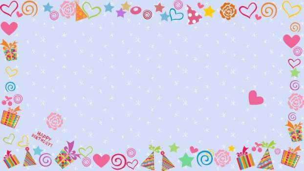 JI-00044动态卡通庆祝生日PPT模板2