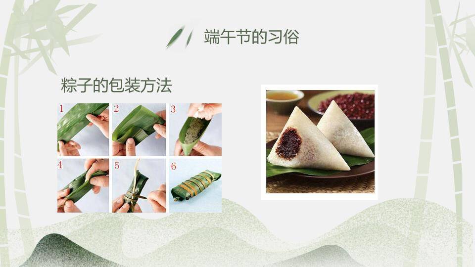 JI-00049端午节介绍PPT模板4