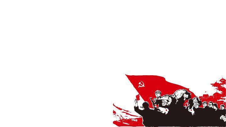 JI-00080工农兵文革风劳动节PPT模板6