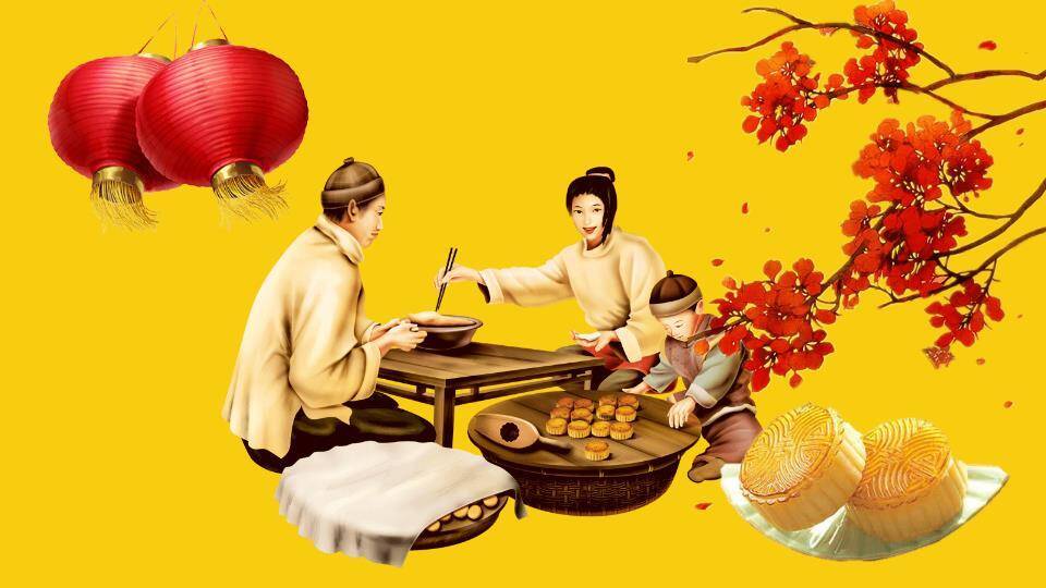 JI-00087古典中国风中秋节PPT模板8